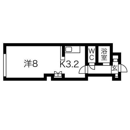 アイビス壱番館の物件間取画像